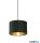 ALADDIN 41201GR Lux & Belle Drum Shade -Green Velvet & Gold Inner ⌀30CM