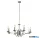 ALADDIN 41312-8CC Ascot  8Lt Pendant - Chrome Metal