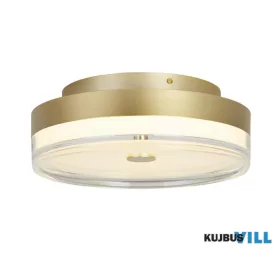   ALADDIN 42651-40GO Cyprus LED Flush, Gold Metal and Clear Acrylic
