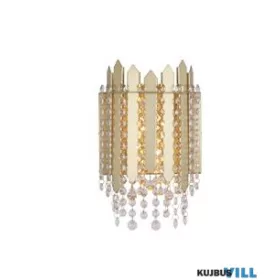   ALADDIN 44710-2GO Spear 2Lt Wall Light, Gold Metal with Clear Crystal