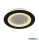 ALADDIN 44712BK Ringo LED Round Flush. Matt Black