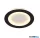 ALADDIN 44713BK Ringo LED Round Flush. Matt Black
