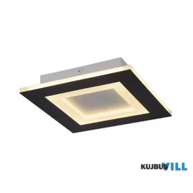 ALADDIN 44714BK Squary LED Square Flush. Matt Black