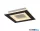 ALADDIN 44714BK Squary LED Square Flush. Matt Black