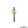 ALADDIN 44861GO Shield LED Wall Light, Sand Black and Brass Metal