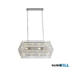   ALADDIN 4512-12CC Rene 12Lt Ceiling Pendant - Chrome > Crystal