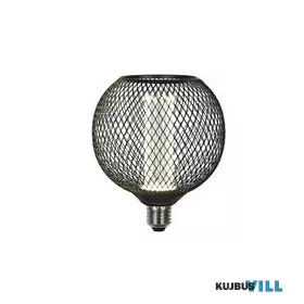   ALADDIN 46003BK Wire Mesh Effect Globe Lamp - Black Metal (4.5W, 4000K)