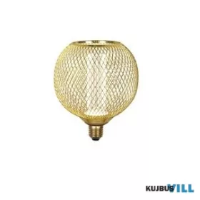   ALADDIN 46003GO Wire Mesh Effect Globe Lamp - Gold Metal (4.5W, 4000K)