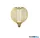 ALADDIN 46003GO Wire Mesh Effect Globe Lamp - Gold Metal (4.5W, 4000K)