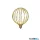 ALADDIN 46004GO Globe Lamp - Gold Metal (4.5W, 4000K)