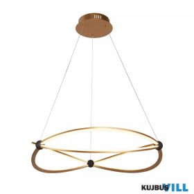   ALADDIN 48130GO Lux&Belle LED Pendant-Brushed Gold & Sand Black Metal