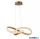 ALADDIN 48173GO Lux&Belle LED Pendant-Brushed Gold Metal  & Acrylic Crystal