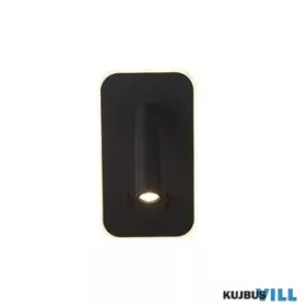 ALADDIN 49320BK Sonny LED Wall Light, Black Metal