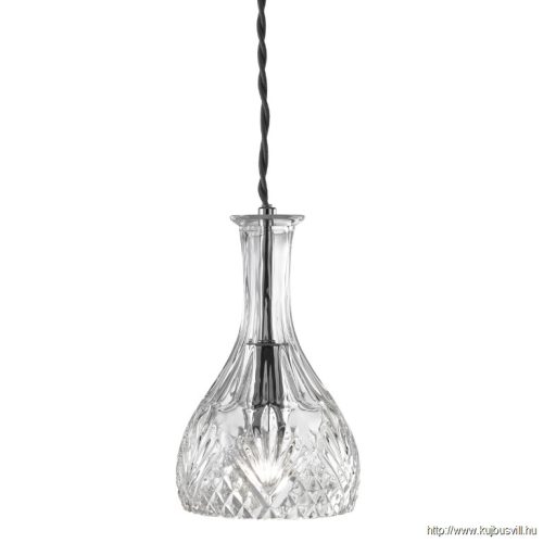 ALADDIN 4981 PENDANT 1 LIGHT  - ROUNDED DECANTER CUT GLASS Decanter