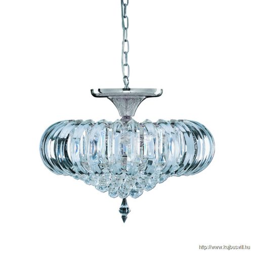 ALADDIN 50004CC Sigma 5Lt Flush Ceiling Light - Chrome > Acrylic