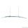 ALADDIN 5064-4SS 4Lt LED Curved Pendant - Satin Silver > Frosted Glass