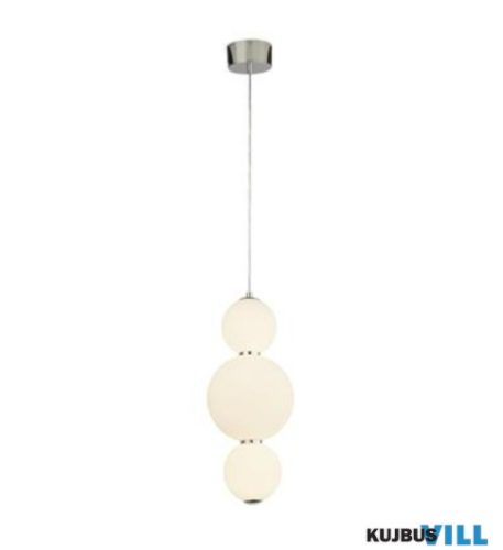 ALADDIN 51022-3CC Snowball 3Lt Pendant - Chrome > Opal Glass Shade