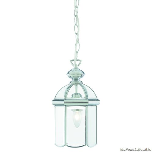 ALADDIN 5131CC Bevelled Lantern Domed Pendant - Chrome > Glass