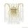 ALADDIN 5172-2 Waterfall 2Lt Wall Light - Gold > Crystal