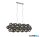 ALADDIN 52131-25SM Berry 25Lt Diner Bar Pendant - Chrome > Smoke Glass