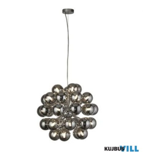 ALADDIN 52131-27SM Berry 27Lt Pendant - Chrome > Smoke Glass