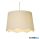 ALADDIN 53103 Evan Ivory Scallop Linen Shade