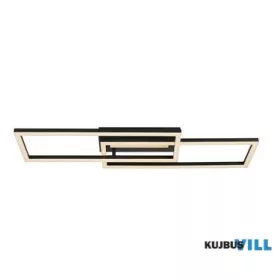 ALADDIN 55624BK Ovaloid LED Flush. Matt Black