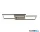 ALADDIN 55624BK Ovaloid LED Flush. Matt Black