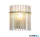 ALADDIN 55625CP Swizzle 1Lt Wall Light, Gold Metal with Champagne Rods