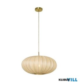   ALADDIN 55712 Bonnie 1Lt Pendant Satin Brass Metal >  Ivory Satin Shade