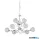 ALADDIN 5579-9CC Bellis II 9Lt Pendant - Chrome & Clear Glass