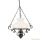 ALADDIN 576RU Oil Pendant - Metal > Opal/Clear Chimney Glass