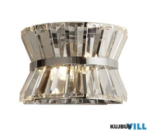 ALADDIN 59410-2CC Uptown 2Lt Wall Light - Chrome with Clear Crystal