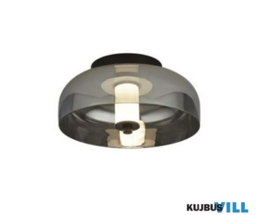 ALADDIN 59804-1SM Frisbee LED Flush - Metal > Smoked Glass