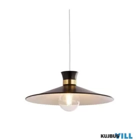 ALADDIN 601891BK Balham Pendant - Black & Gold Metal