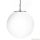 ALADDIN 6066 Atom Pendant - Satin Silver > Opal Glass