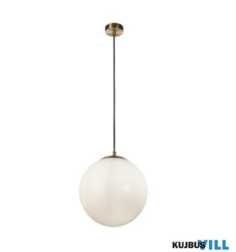 ALADDIN 6066SB Atom 2 Pendant - Satin Brass > Opal Ball