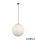 ALADDIN 6099SB Atom 2 Pendant - Satin Brass > Opal Glass