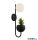 ALADDIN 61220BK x Lunar Wall Light - Black With Plant