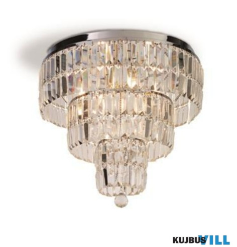 ALADDIN 61321-6CC Empire 6Lt Pendant - Chrome > Clear Glass, IP44