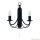 ALADDIN 6342-2BK Maypole 2Lt Wall Light - Black Iron