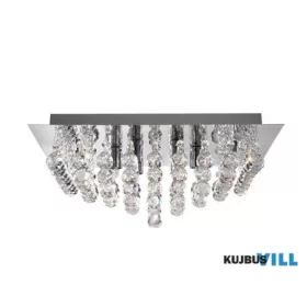   ALADDIN 6406-6CC Hanna 6Lt Flush Ceiling Light - Chrome & Clear Crystal