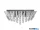 ALADDIN 6406-6CC Hanna 6Lt Flush Ceiling Light - Chrome & Clear Crystal