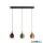 ALADDIN 6463-3 Vibrant 3Lt Bar Pendant-Metallic Multi-Coloured Metal