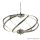 ALADDIN 6500-7CC Magic 7Lt LED Pendant - Satin Nickel