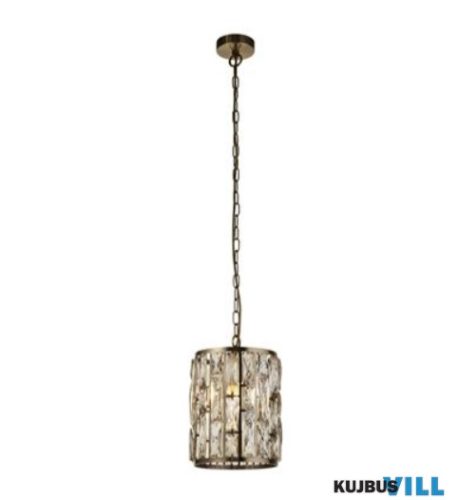 ALADDIN 6581-1AB Bijou Pendant - Antique Brass > Champagne Crystal