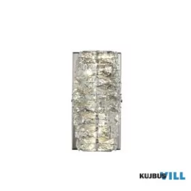   ALADDIN 65812CC Modena LED Wall Light, Chrome with Clear Crystal