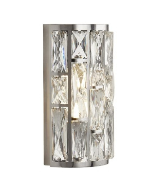 ALADDIN 6582-2CC Bijou 2Lt Wall Light - Chrome > Crystal Glass