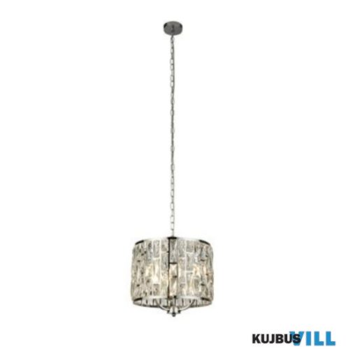 ALADDIN 6583-3CC Bijou 3Lt Pendant - Chrome > Crystal Glass