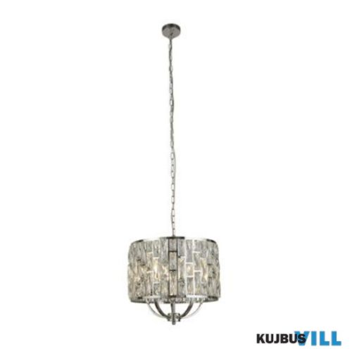 ALADDIN 6585-5CC Bijou 5Lt Pendant - Chrome > Crystal Glass